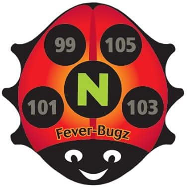Physio Logic Fever-Bugz Indicator, Allows To Continuously Monitor Fever Or Temperature For Up To 48 Hours, Colorful Stick-On That Is Safe, Accurate, And Fast #TOP1