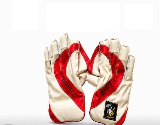 BSG Wicket Keeper Gloves for Youth & Men | Perfect Grip, Ultimate Protection, Youth & Men's Fit, Red & White Design, Best Material-image-21