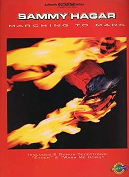 Paperback Sammy Hagar -- Marching to Mars: Authentic Guitar TAB with Qwik Charts Book