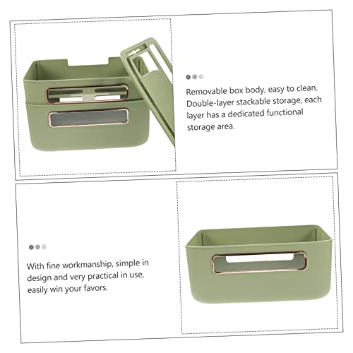 Boîte de rangement routeur avec gestion de câbles efficace et double écran - 5