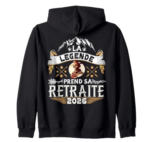 La Legende Prend Sa Retraite 2026 Homme Humour Humoristique �W�b�v�p�[�J�[