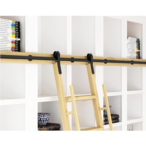 Kit quincaillerie échelle coulissante rail rond pour hauteur