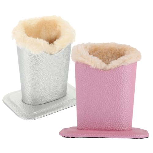 BESPORTBLE Cute Glasses Holder Stand 2 Pack Soft Eyeglass Rack Eyeglasses Case for Women Desk Accessory
