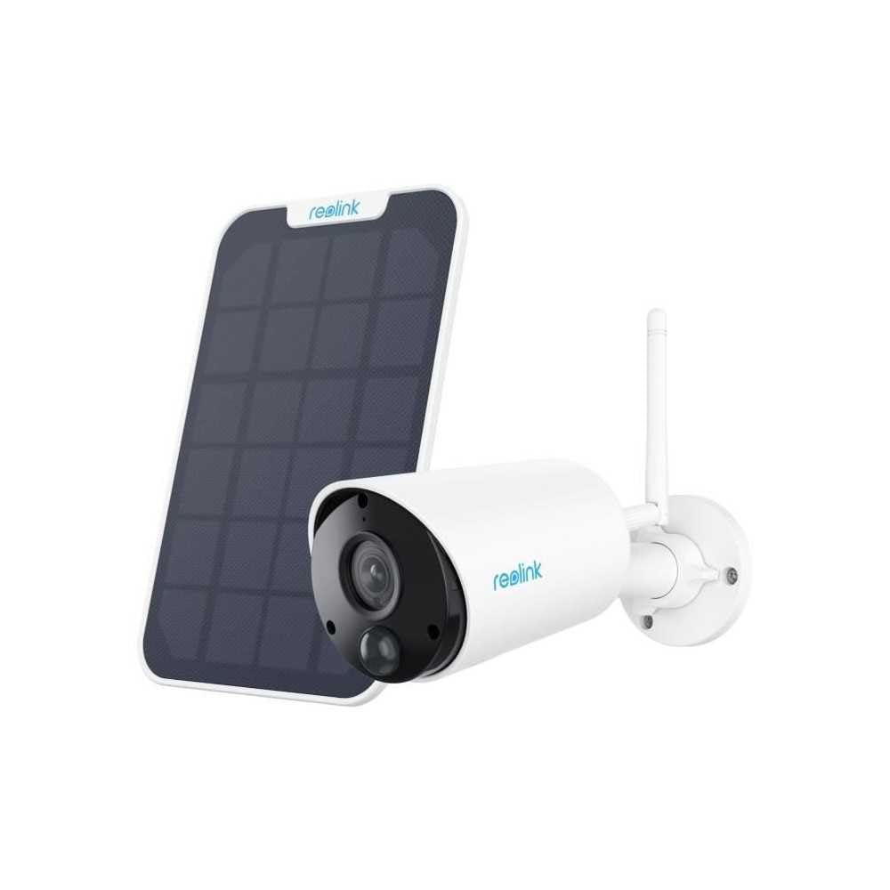 Reolink Argus Series B320 Cámara Vigilancia WiFi IP Exterior con Panel Solar FullHD Visión Nocturna