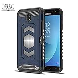 hymer b534 mobile.de Kühle form Custodia® Festigkeit Smartphone Hülle mit Ring für Samsung Galaxy J7 2017(Blau)