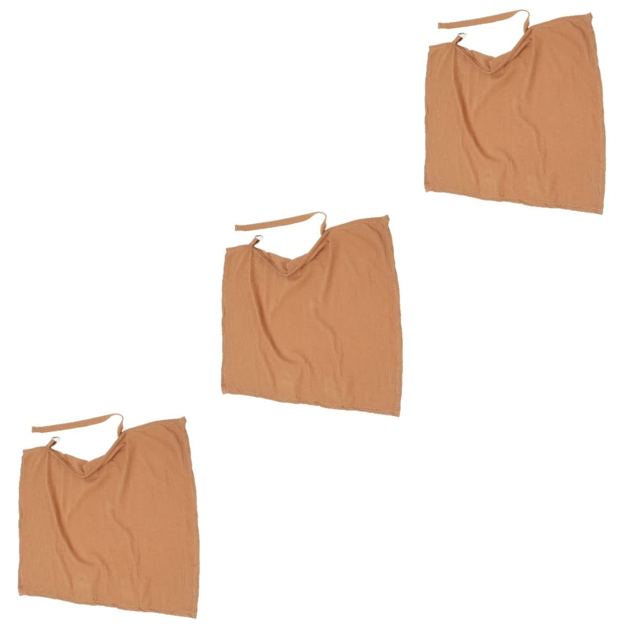 TOYANDONA 3pcs Breastfeeding Cotton Nursing Cover Apron for Moms Comfortable and Breathable Multi-Purpose Use for Travel and Outdoor Easy to Fold and Store for Nursing Anytime