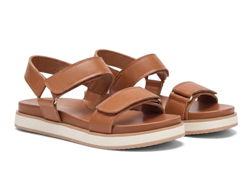 Image of Coutgo Women's Arch Support Adjustable Strap Flat Sandals | Casual Sandals