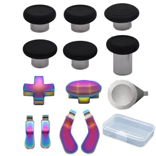Kit reparación Xbox Elite 2 soluciona el desgaste de joysticks con palancas metálicas rainbow