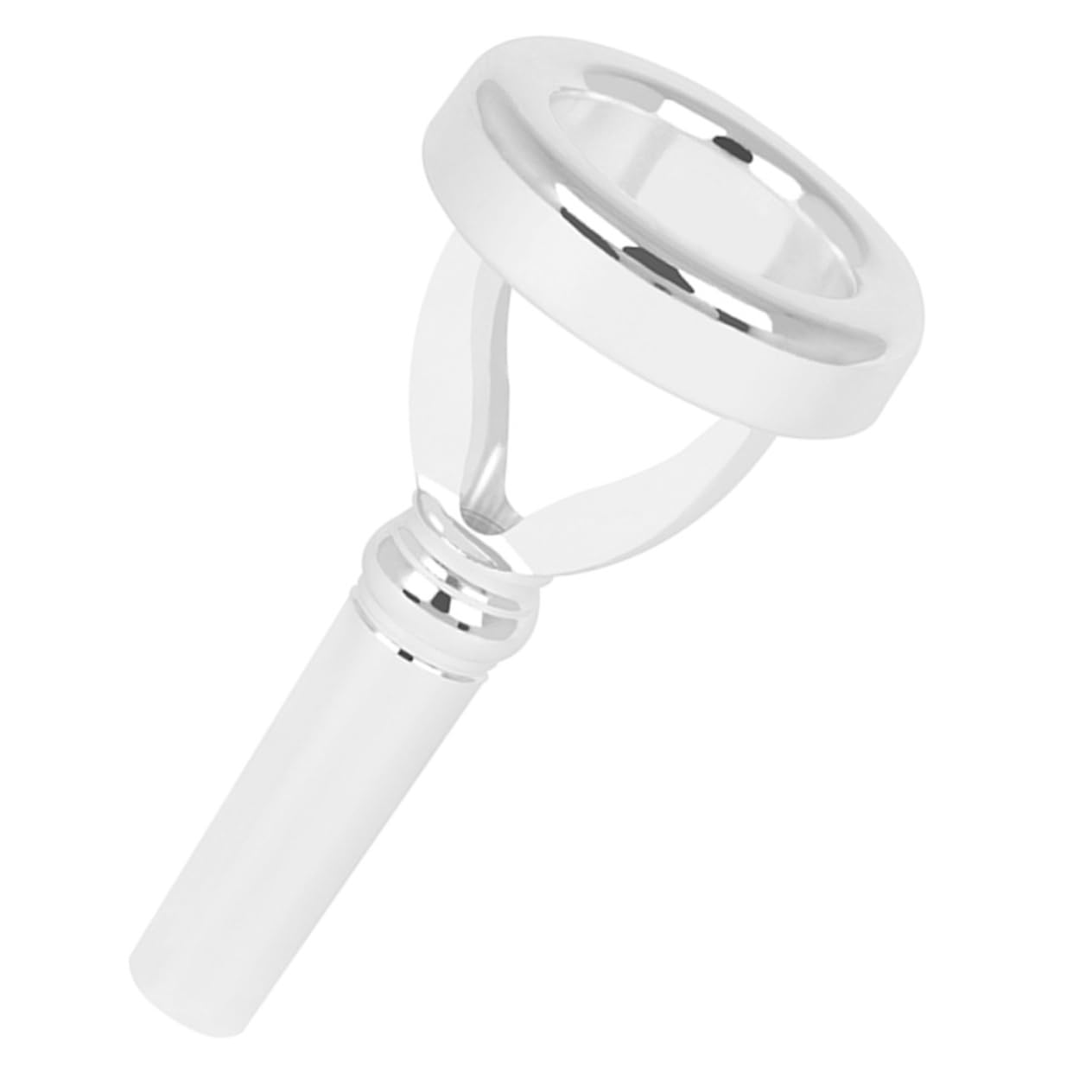 Trumpet Lip Vibration Device Silver Plated Mouth Shape Exerciser for All Levels Simple Trumpet Training Tool for Enhanced