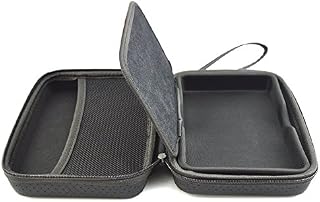 Rheme Garmin Nuvi Compatible Carry Case For Black Hard Carry Case For TomTom Go 5200 5100 Go 520 510 Go 51 Go Professional 5'' GPS Sat Nav With Accessory Storage and Lanyard