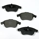 4 Bremsbeläge (= Bremsbelagsatz) für die Vorderachse