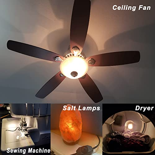 Ziomitus Dimmable E12 C7 Candelabra Led Light Bulbs 4W, E12 25W-40 Watt Halogen Equivalent, 3000K Warm White T6 Small Base 120V E12 Led Bulbs For Ceiling Fan Light Salt Lamp,450Lm(5Pack) #TOP6