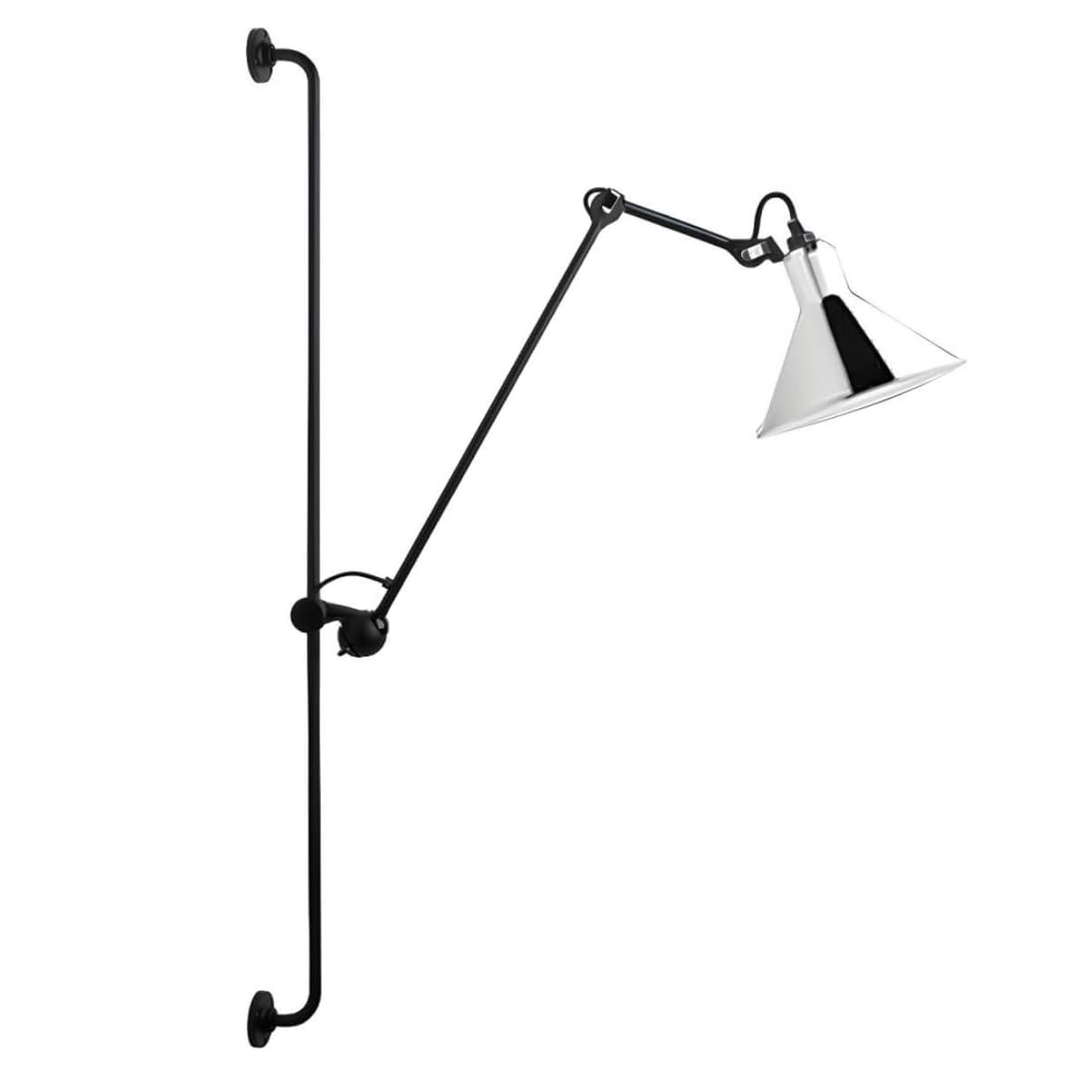 LYMSXAZOU 23" Long Swing Arm Wall Sconce,360 Degree Rotatable Plug-in Sconces Lighting Brushed Nickel Bedside Swivel Lamp for Bedroom Living Room