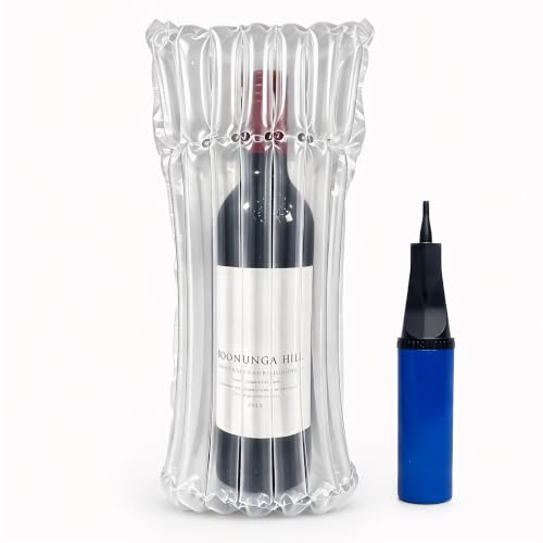 Wine Bottle Travel Protector Bags, 10 Pcs Inflatable Wine Shipping Sleeves