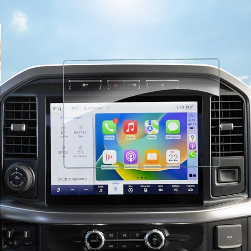 SHAOHAO for 2025 2026 Ford F-150 Screen Protector for 2021 2022 2023 2024 2025 2026 Ford F-150 F150 Accessories 12 Inch Tempered Glass HD Clear Anti Fingerprint 2022-2024 F150 Lightning/2022-2024 Expedition Screen Cover