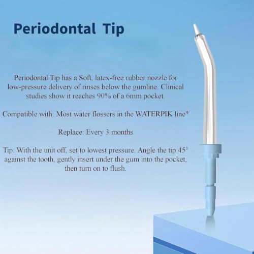 Image of Replacement Heads for Waterpik, Replacement Picks for Water Pik Water Flosser (10 Tips)