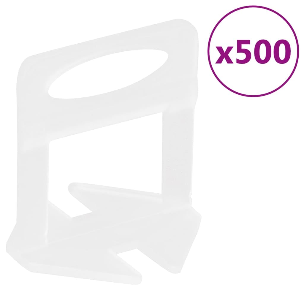 Sistema de nivelación de azulejos de 3 mm, con 250 cuñas y 500 clips, además de alicates, para cerámica, porcelana, piedra natural, alineación de suelos y azulejos de pared