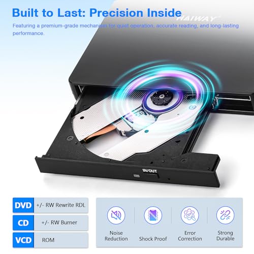 Lecteur DVD externe type C résout le manque de lecteur optique - 2