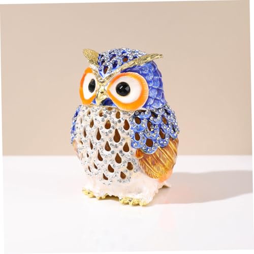 Boîte à bijoux hibou et rangement pour petits objets de voiture