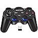 EIFFTER USB Wireless Gaming Controller Gamepad for PC/Laptop Computer(Windows XP/7/8/10) & PS3 & Android & Steam (Black1)