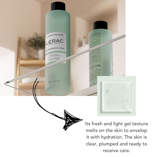 Lierac Demaquillant Moisturizing Face Toner- Hydrating & Gentle, Removes Traces of Residual Makeup & Impurities, Suitable for All Skin Types, Face Moisturizer for Women - 200ml Bottle