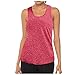 Débardeur de sport pour femme - Dos nageur - Débardeur de sport sans manches - Vêtement de sport respirant - T-shirt de sport pour femme - Manches courtes - Fitness - Course