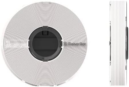 MakerBot ASA Filament Spool for Method X 3D Printer White, 0.65kg/1.43lb