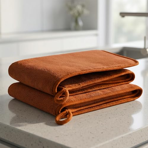 Image of Cutting EDGE 500 GSM Car Microfiber Cloth, Brown, 70x30 cm (Set of 2) | Material: Microfiber, 500 GSM, Small Size, Ideal for Car, Bike, Glass & Dashboard Cleaning, Soft, Lint-Free & Scratch-Free