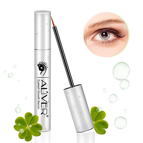 Eyelash Growth Serum, Natural Eyebrow Enhancer, Brow & Lash Enhancing Formula for Longer, Thicker Eyelashes and Eyebrows 5ML