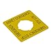 Eaton 216484 Plaque de secours en, jaune, H x B = 50 x 50 mm, 4 de réglage, de, en, FR, It