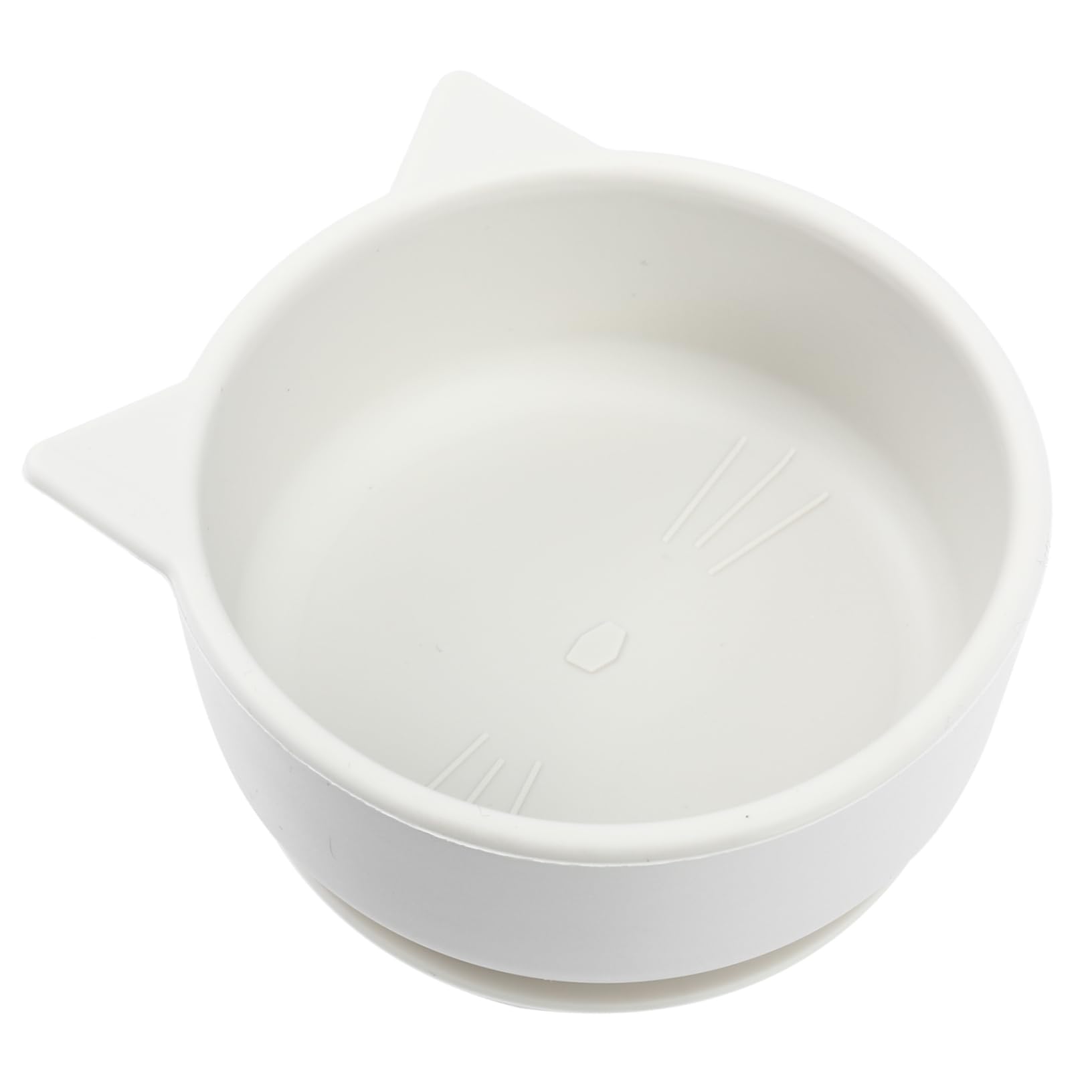 CIMAXIC Cartoon Silicone Bowl for Boys and Girls Fun Complementary Food Bowl Easy Storage Microwave-safe Grey