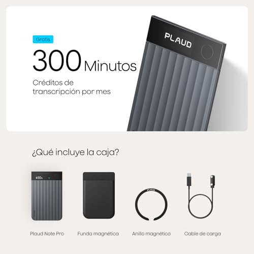 Miniatura 10 de Plaud Note Pro Grabadora De Voz Ai Con Funda Transcripción Ia Resúmenes Multidimensionales Grabación Dual Inteligente Hasta 50 Horas Reuniones Llamadas Entrevistas Charlas Clases