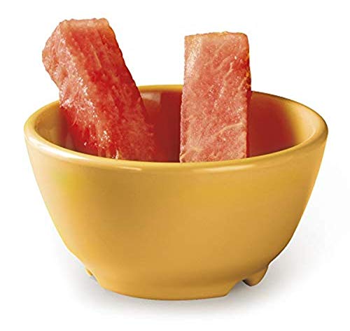 GET B-525-TY-EC Melamine Rimless Fruit / Dessert Bowl, 16 Ounce, Tropical Yellow (Set of 4) image 2