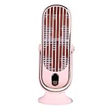 Table Tower Fan 1800mah USB Portable Electric Tower Fan with 5 Speeds Brushless Motor Desk Cooling Fan for Car Home Office ()