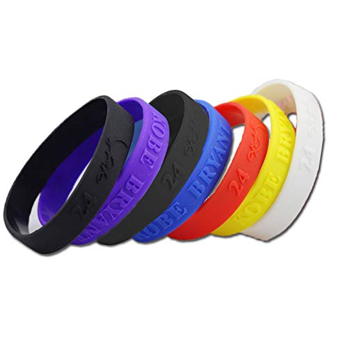 Isuper Deportes de Silicona Pulseras de Goma Unisex Pulseras Colores Mezclados 6pcs...