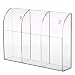Sunmall Wall Mount Remote Control Holder Clear Acrylic Electronics& Media Organizer Office Supply Accessories Storage Box,Table and Nightstand Convenient Remote Control Caddy
