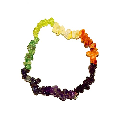 Bracelet Minéraux et Cristaux, Beauté énergétique, Méditation, Amulettes Spirituelles Chakra/Étirables/Pierre Naturelle - pour votre Bien-être, Pierre Cover