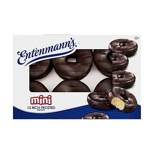 Entenmann's Mini Donuts Rich Frosted - 12 CT