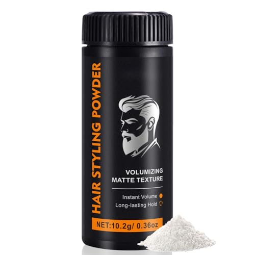 ARCHIDATE Hair Styling Powder for Men and Women, Matte Finish Non-Greasy Hair Texture Powder, Long-Lasting Hold for All Hair Types, Increase Hair Thickness and Volume, Scent Free, No Residue (1Pcs)