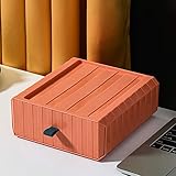 ●【Einfach zu reinigen】: Die schreibtischorganisatoreinheit und die schubladen bestehen aus einem haltbaren, starken, weißen kunststoff und müssen lediglich mit einem feuchten tuch abgewischt werden.