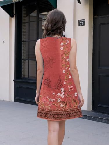 ETCYY Sun Dresses for Women 2025 Vacation Beach Swimsuit Coverups Sundresses Button Down Sleeveless Summer Dress - Image 6