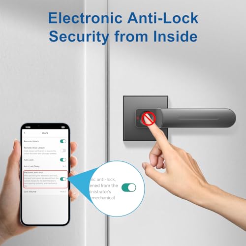 Serrure de porte à empreintes pour sécuriser votre bureau à la maison simplement