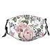 Produktbild Mundschutz Mund Anti-Staub-Abdeckung,Flourishing Pink Roses with Tender Spring Summer Soulful Blossoms Bridal,Mouth Cver Wiederverwendbare Fack-Abdeckung