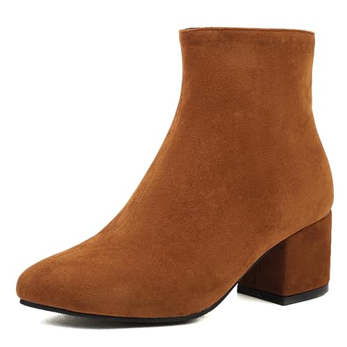 Bottines talon bloc moyen Bviennic pour en finir avec le mal de pieds en robe
