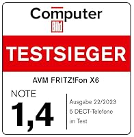 FRITZ!Fon X6 weiß | DECT-Komforttelefon | HD-Telefonie mit Farbdisplay – Ansicht 6