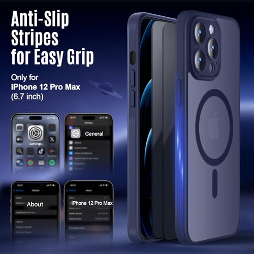 Image of Symcele Designed for iPhone 12 Pro Max Case, Compatible with MagSafe