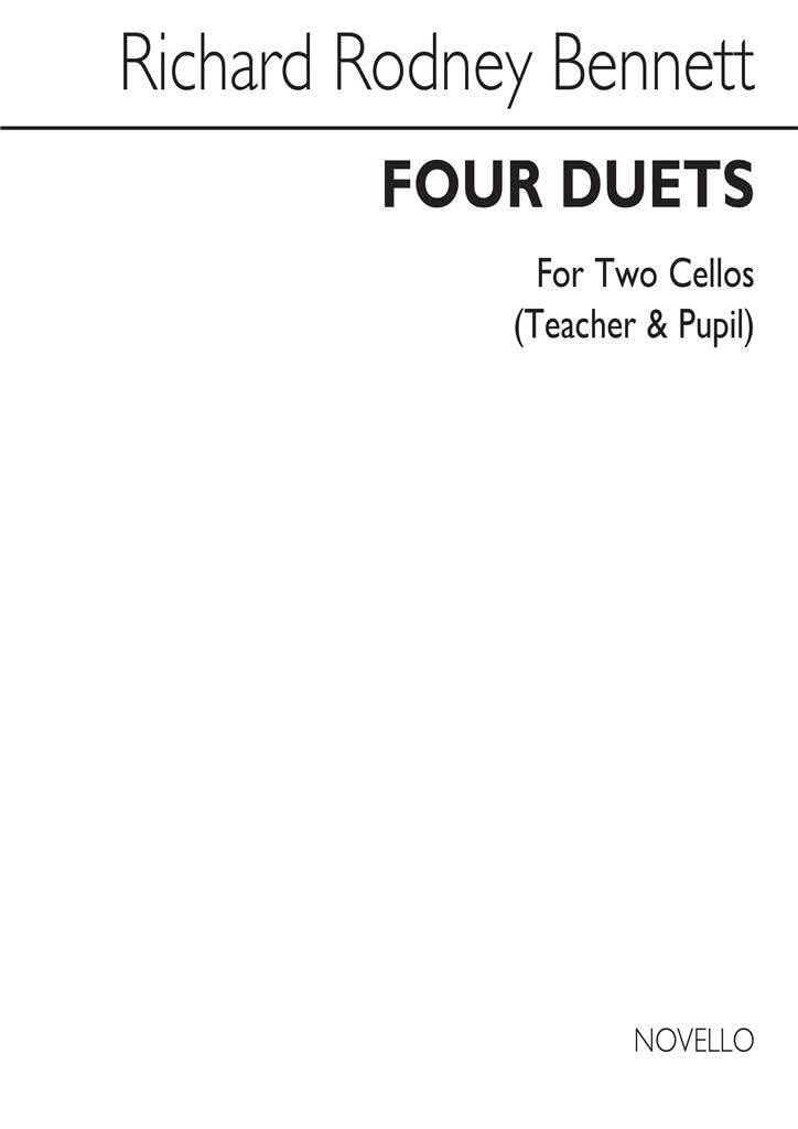 RICHARD RODNEY BENNETT: FOUR DUETS FOR TWO CELLOS - PARTS