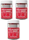 Keto ACV Gummy Bear for Weight Loss - Keto Gummies - Supports Weight Loss Digestion, Detoxification and Detoxification - Apple Cider Vinegar Keto Gummies with 1000 mg ACV Per Serving: 60 Count (3)