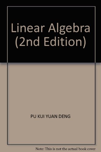 Linear Algebra and Its Applications 2nd Edition