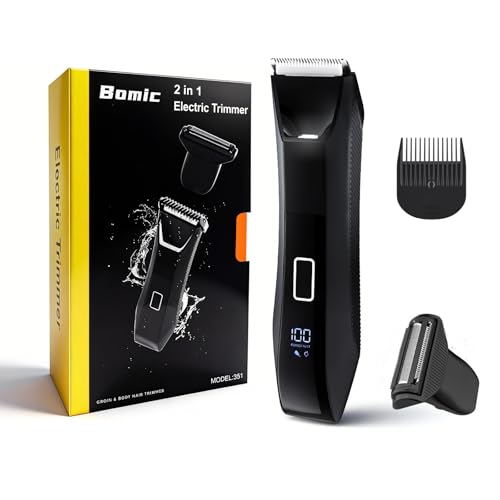 Manscaper Trimmer for Men, 2-in-1 Ball & Body Hair Groomer